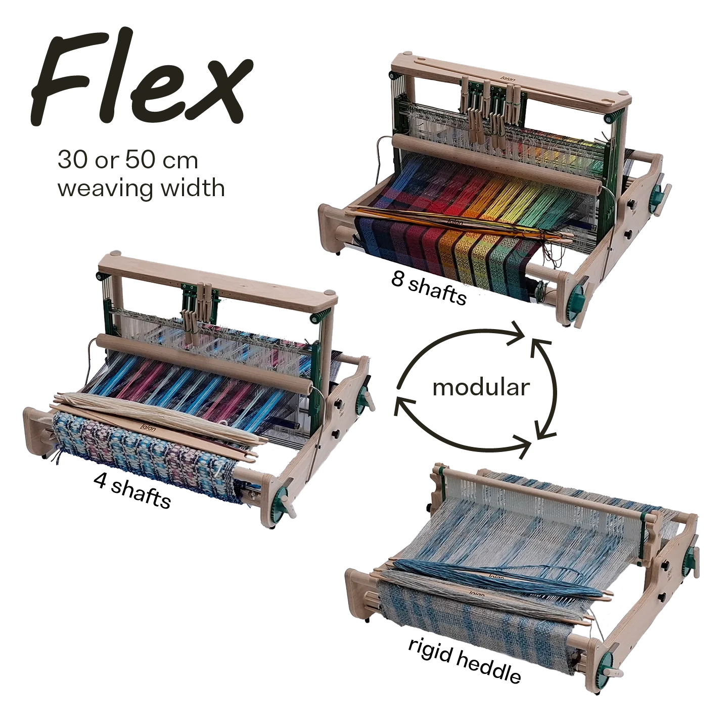 Lojan Flex looms modular system, conversion kits