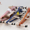 three inkle looms, developed by Lojan and Marieke van kranenburg